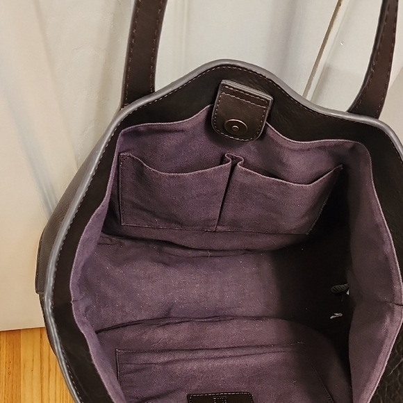 Frye Brown Studded Tote - Picture 3 of 7